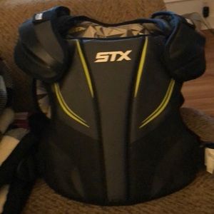 STX shoulder lacrosse pads